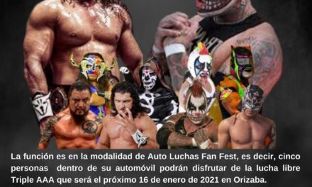 Invita Rubén Ríos a la auto lucha libre Triple A, este 16 en Orizaba