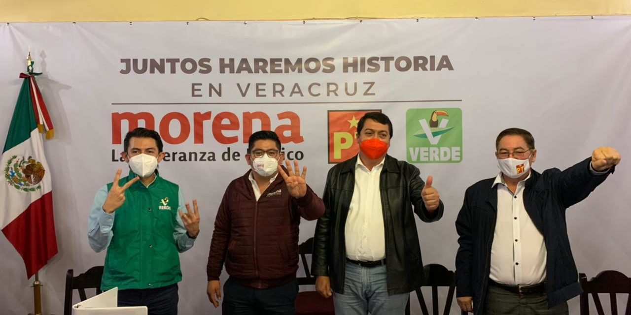 Formalizan Coalición ‘Juntos haremos historia’ en Veracruz