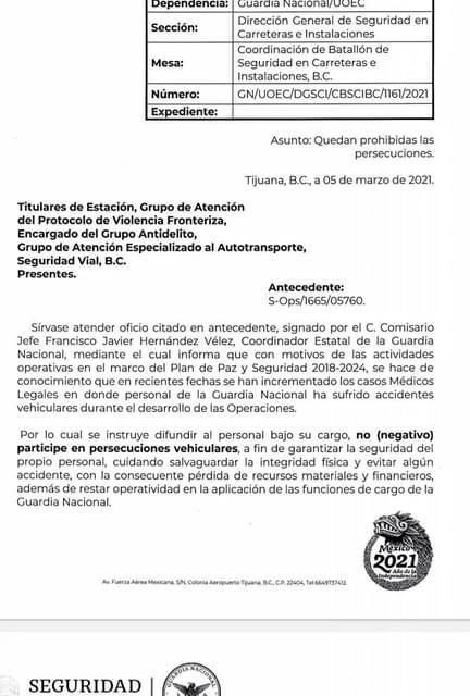 LA GUARDIA NACIONAL NO QUIERE CORRER EN CARRETERAS PORQUE LES DA “ANSIEDÁ”