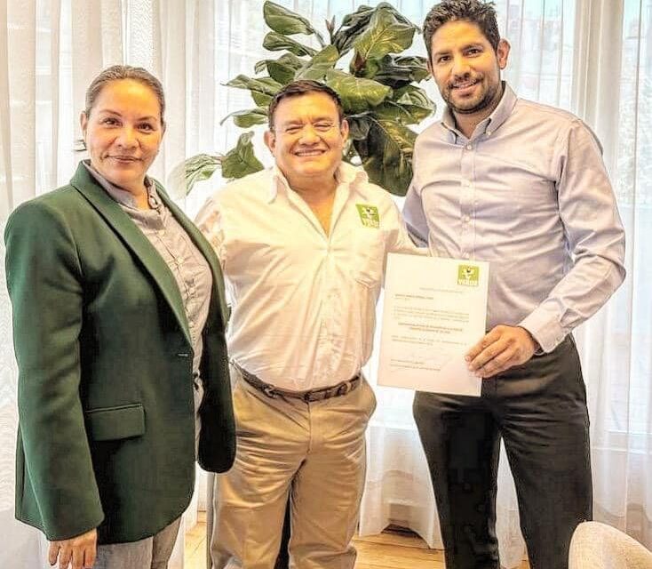 Designan al nuevo Coordinador Estatal de Afiliación en el Verde