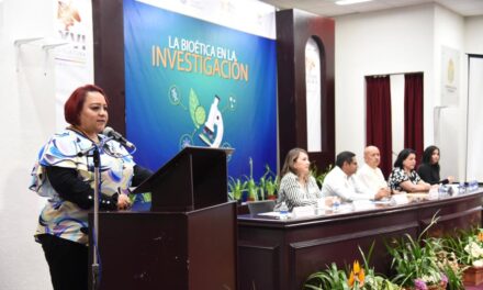 Inaugura Diputada conferencia magistral La Bioética en la investigación