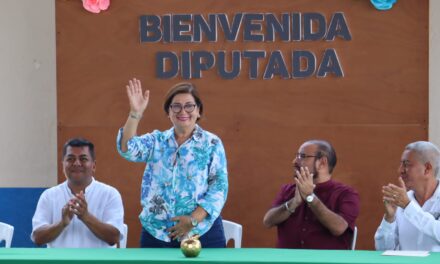 Cumple diputada Mago Corro con la educación en Tres Valles