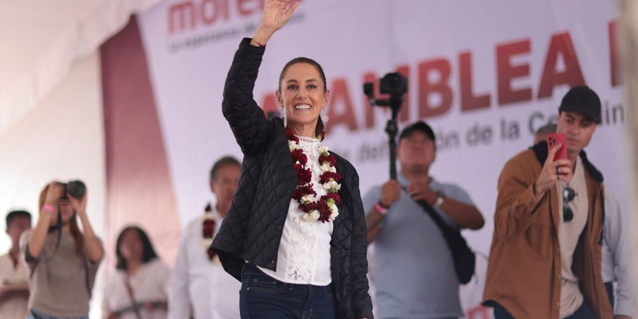 Claudia cerrará su campaña nacional en el Velódromo de Xalapa