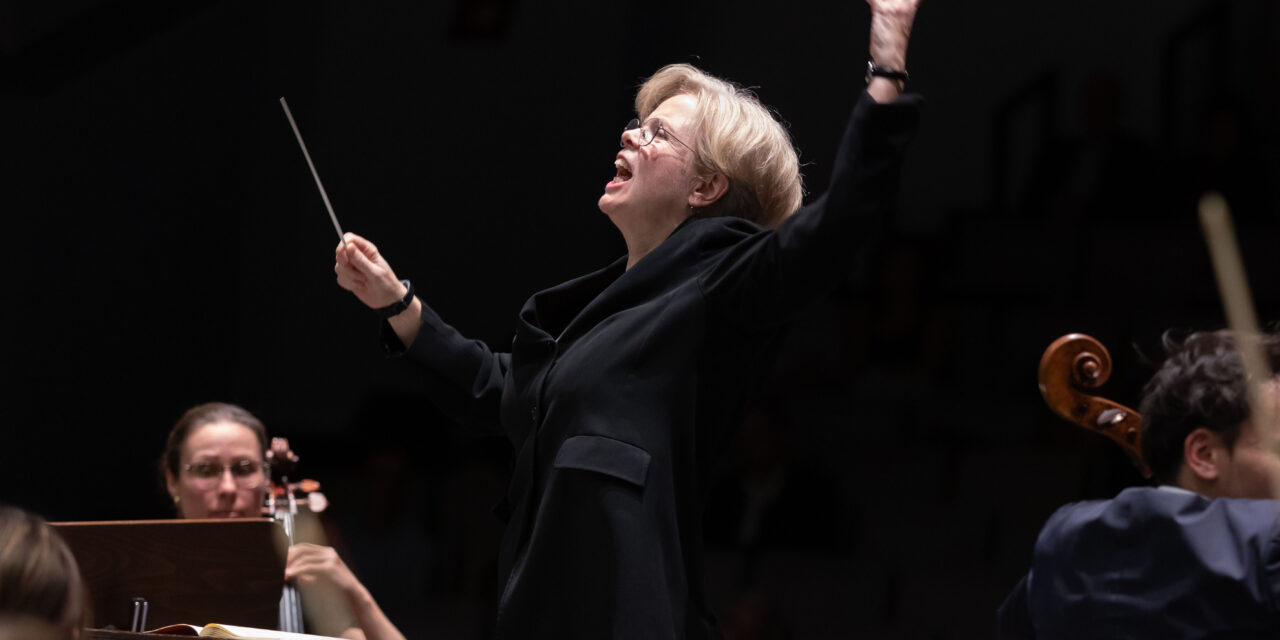 Concierto de música inglesa dirigido por Catherine Larsen-Maguire