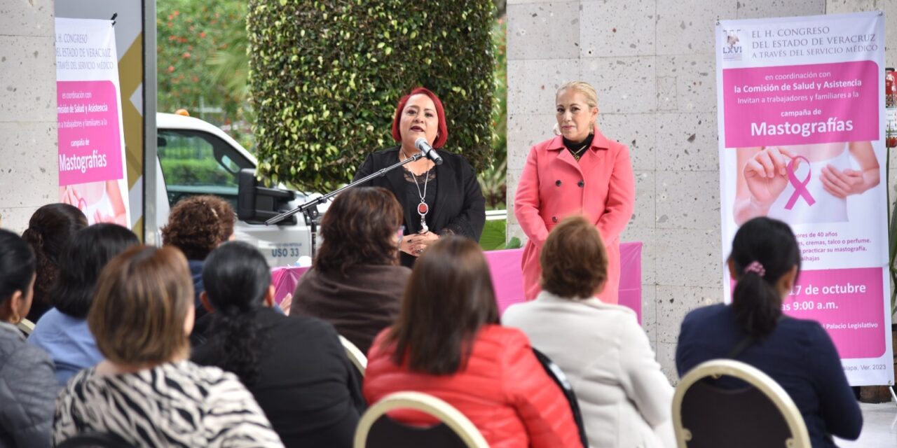 Realiza Comisión de Salud del Congreso jornada de mastografías