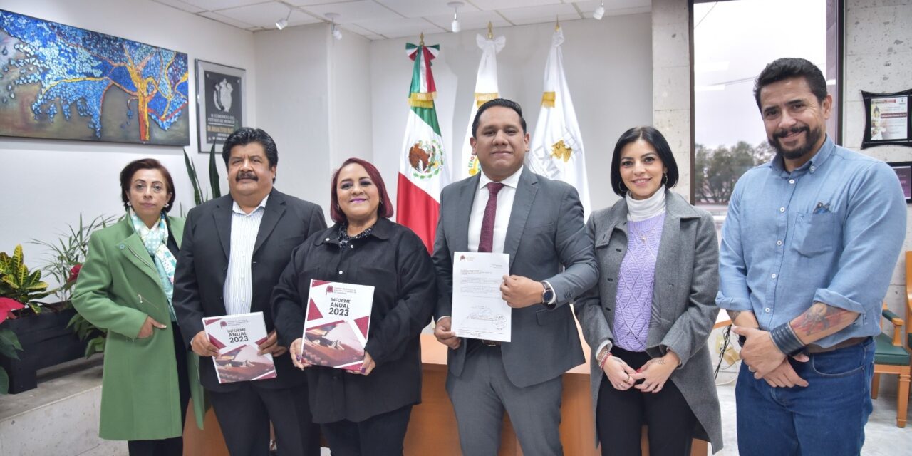 Recibe Congreso local el informe de labores de la CEAPP