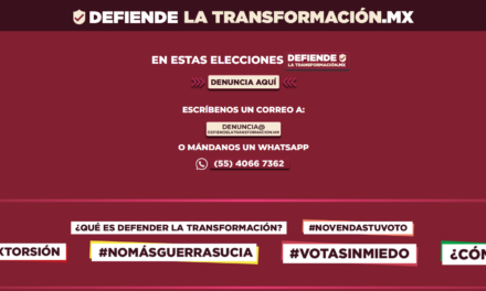 Hoy anunciamos la plataforma “Defiende la Transformación”. Será nuestra estrategia contra la compra del voto y las mapacherías del PRIAN en el país