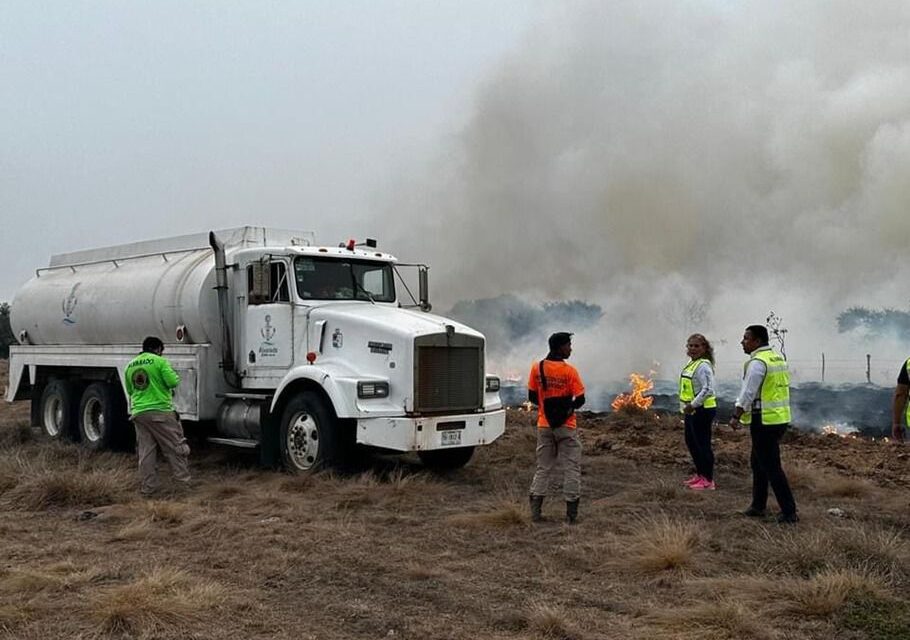 Liquidados incendios en Alvarado y San Juan Evangelista