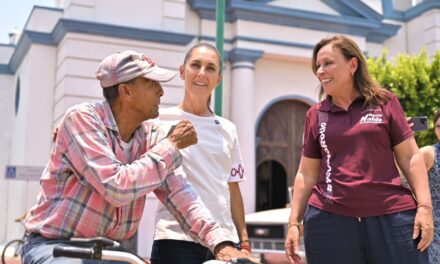 ROCÍO NAHLE Y CLAUDIA SHEINBAUM COMPARTEN AGENDA EN SEGUNDO DÍA DE GIRA DE LA PRESIDENCIABLE EN VERACRUZ