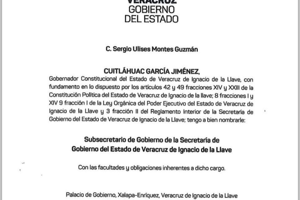 Confirman nuevos nombramientos en las Subsecretarias de Gobierno y de Asuntos Jurídicos