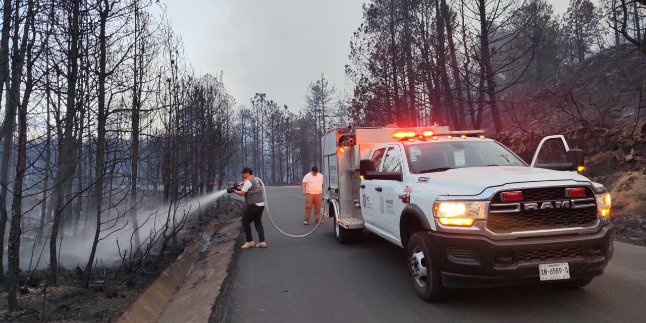 Fuerzas de tarea de los 3 órdenes de gobierno mantienen la atención permanente a incendios en el estado