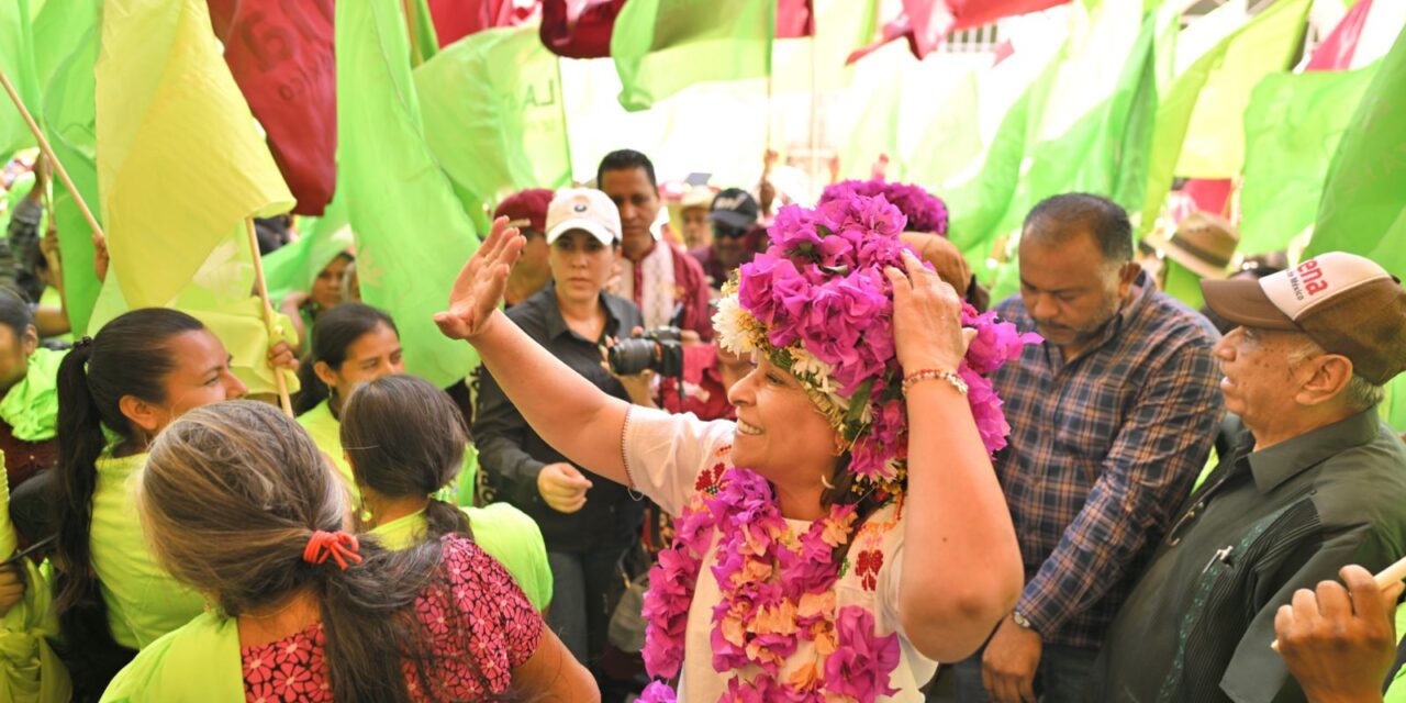 MORENA CONTINUARÁ PORQUE SURGIÓ DEL PUEBLO, AFIRMA ROCÍO NAHLE