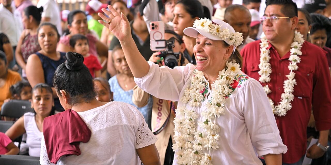 EL PUEBLO ORGANIZADO, EL MEJOR VIGILANTE DEL VOTO EL 2 DE JUNIO: ROCÍO NAHLE