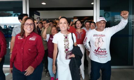 AL GRITO DE ¡PRESIDENTA! VERACRUZ LE DA LA BIENVENIDA A CLAUDIA SHEINBAUM EN SU ÚLTIMO FIN DE SEMANA DE CAMPAÑA