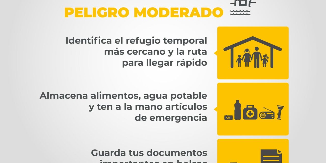 Se activa SIAT-CT Amarillo y Verde para Veracruz por Depresión Tropical Tres