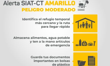 Se activa SIAT-CT Amarillo y Verde para Veracruz por Depresión Tropical Tres