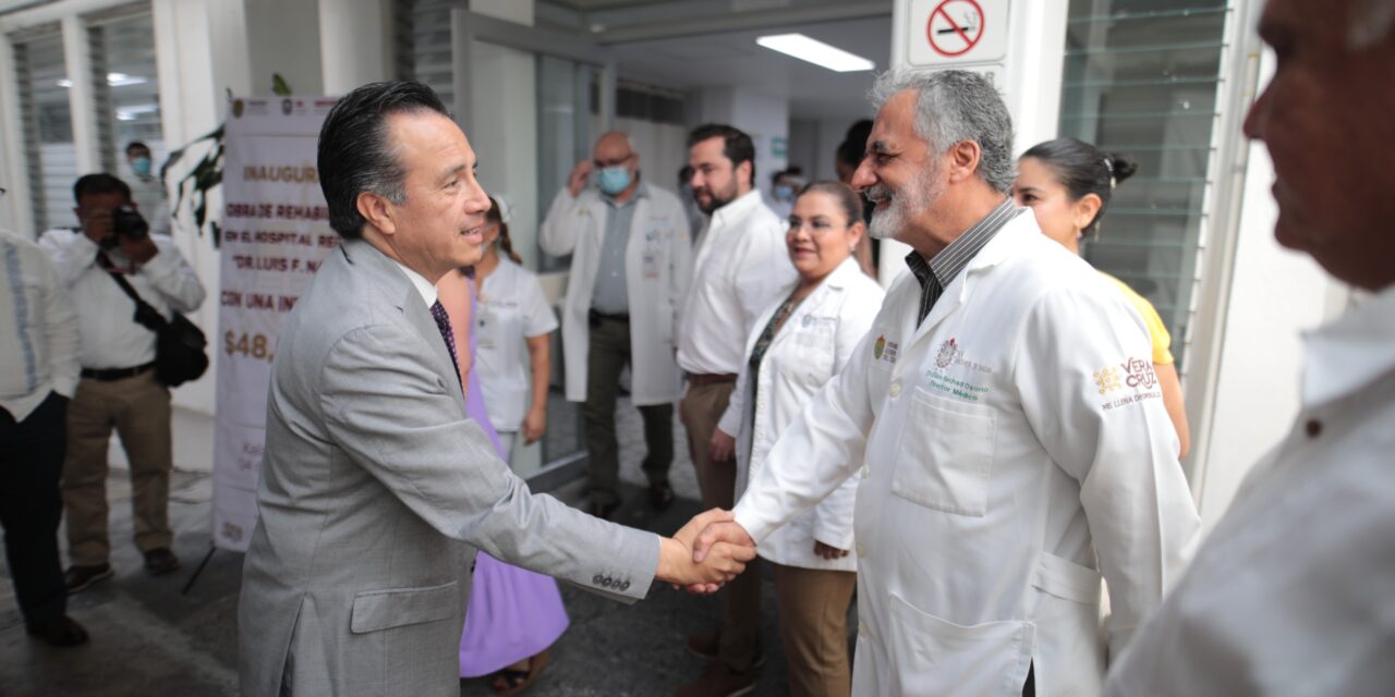 Inversión millonaria en rehabilitación de Hospital Regional de Xalapa