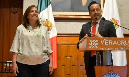 Acuerdan Cuitláhuac y la gobernadora electa Rocío Nahle, proceso de entrega – recepción