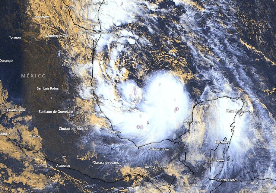 Se forma Tormenta Tropical Alberto en el Golfo de México