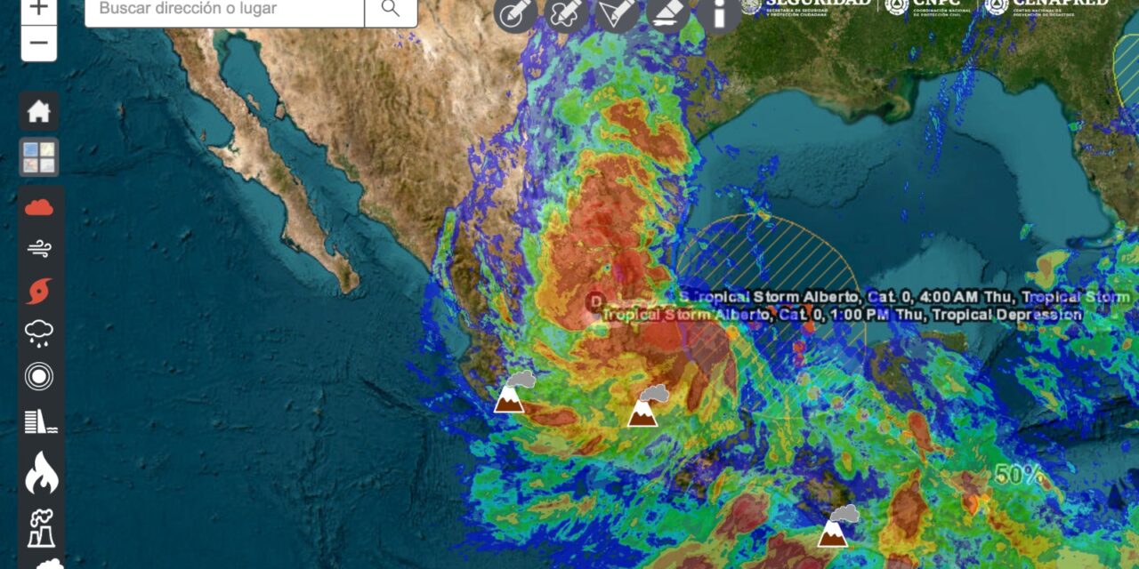 Suspenden clases en Xalapa y más municipios del norte por lluvias de tormenta ‘Alberto’