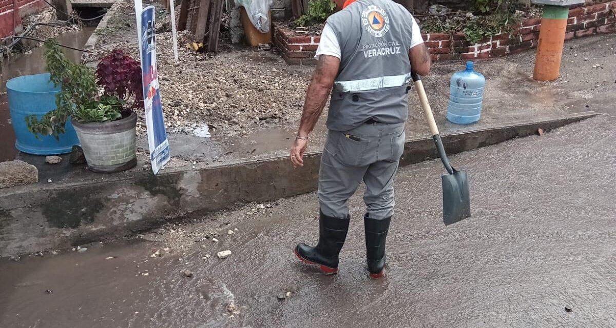 PC coordina la atención a afectaciones por temporal lluvioso