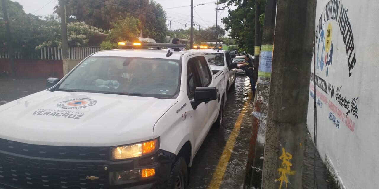 PC Estatal realiza recorridos de corroboración y atención en Veracruz – Boca del Río por lluvias