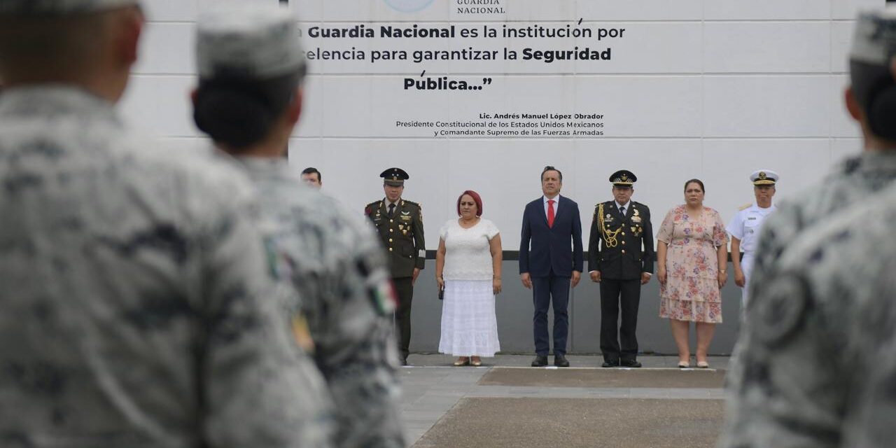 Con solemnidad y gratitud, celebra Veracruz cinco años de la Guardia Nacional