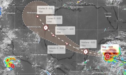 El Centro Nacional de Huracanes de EE.UU. prevé que ‘Beryl’ impacte en Quintana Roo como huracán categoría 2