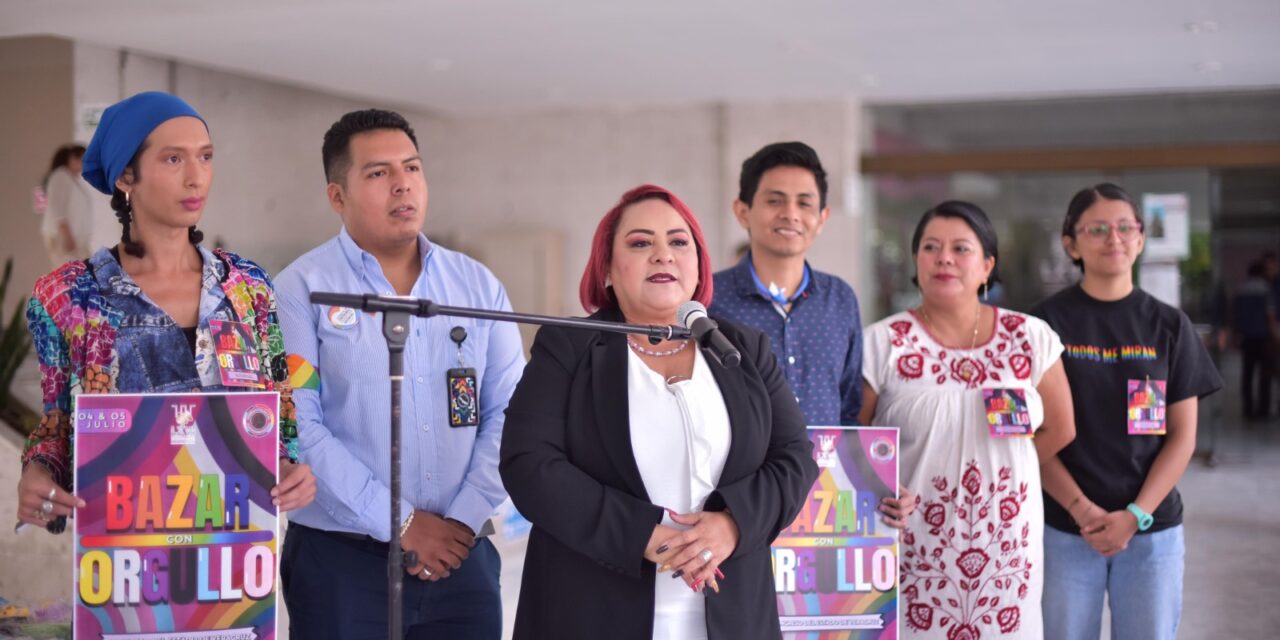 Presentan en el Congreso el bazar organizado por Orgullo Xalapa, A. C.