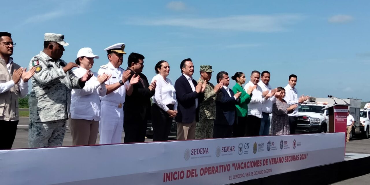 Resguardan Veracruz 16 mil efectivos federales y estatales durante vacaciones de verano