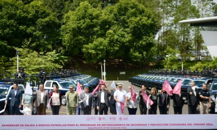 Refuerza Gobierno el parque vehicular para la seguridad y protección ciudadana