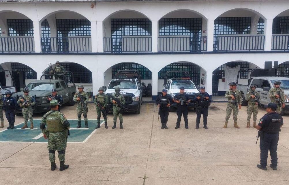 Refuerza SSP seguridad en Texistepec en el sur de Veracruz