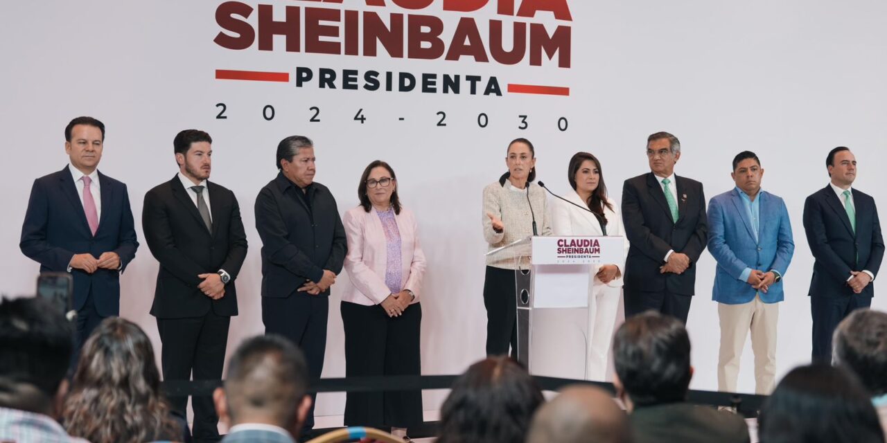 Claudia Sheinbaum define como prioridad obras de infraestructura en agua potable y carreteras junto a gobernadores del Noreste del país