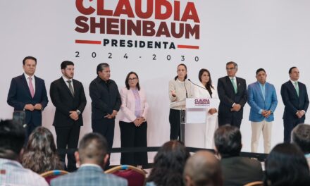 Claudia Sheinbaum define como prioridad obras de infraestructura en agua potable y carreteras junto a gobernadores del Noreste del país