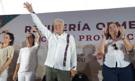 Rocío Nahle presente en inauguración de la Refinería “Olmeca” en Dos Bocas