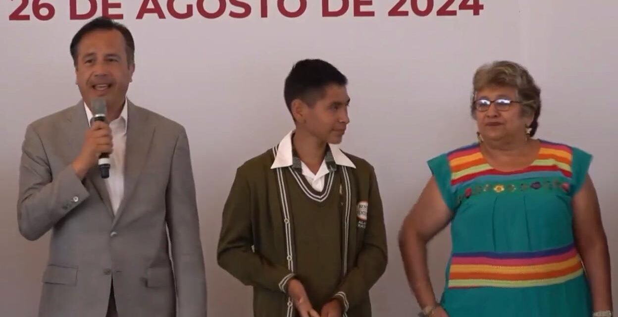 Encabeza Cuitláhuac inauguración del ciclo escolar 2024 – 2025