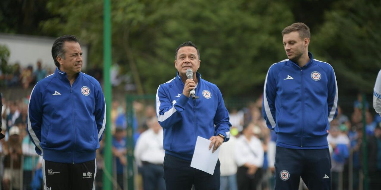 Veracruz y Cruz Azul juntos por el deporte, la salud y el medio ambiente