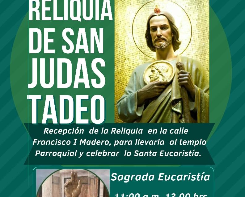 La reliquia de San Judas Tadeo en Xalapa