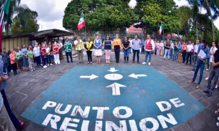 Participa Congreso de Veracruz en simulacro nacional