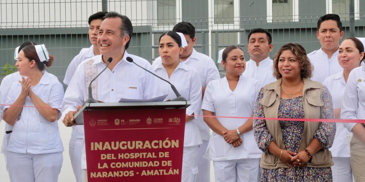 Veracruz tiene un nuevo hospital, el de Naranjos Amatlán que será 24/7