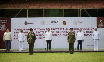 Respalda Veracruz coordinación con fuerzas federales; recibe nuevo mando militar