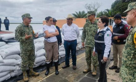 Autoridades estatales y federales evalúan afectaciones tras emergencia hidrológica en Tlacotalpan