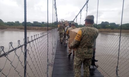 Se entregaron insumos alimenticios en la zona de Altas Montañas