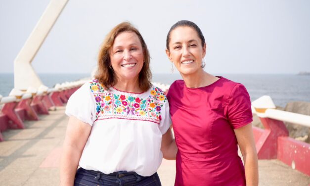 Respaldará Claudia Sheinbaum a Rocío Nahle para el desarrollo de puertos de Tuxpan y Coatzacoalcos