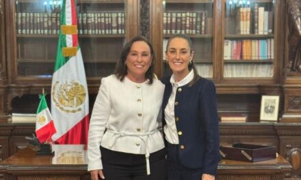 Presidenta Claudia Sheinbaum recibe a Rocío Nahle en Palacio Nacional