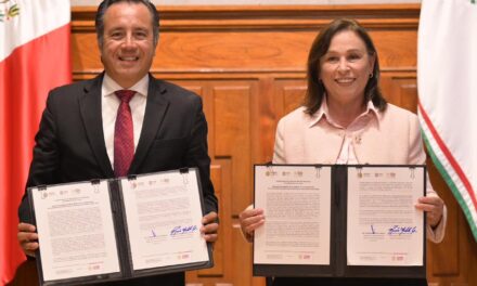 Formalizan Rocío Nahle y Cuitláhuac García inicio de proceso de entrega- recepción