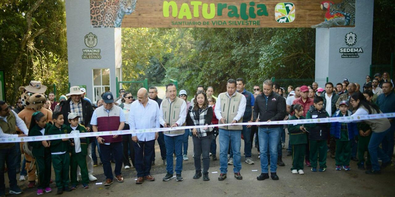 Inaugura Cuitláhuac parque ‘Naturalia’, alberga varias especies exóticas