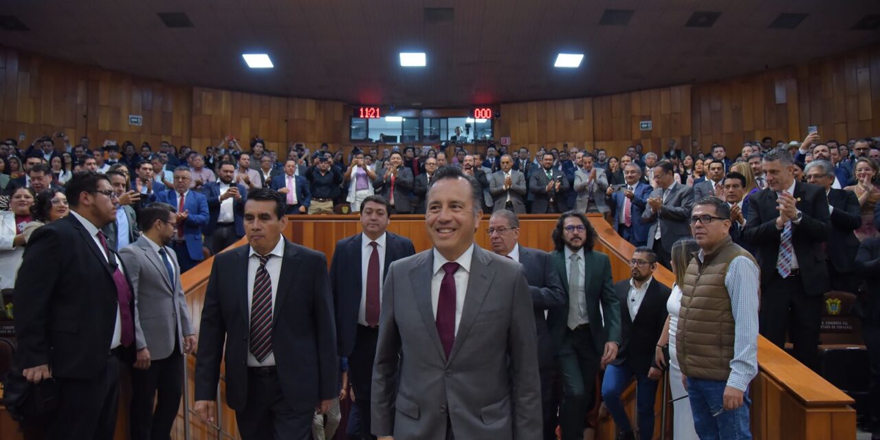 Recibe LXVII Legislatura comparecencia del Gobernador del estado