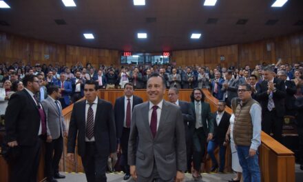 Recibe LXVII Legislatura comparecencia del Gobernador del estado