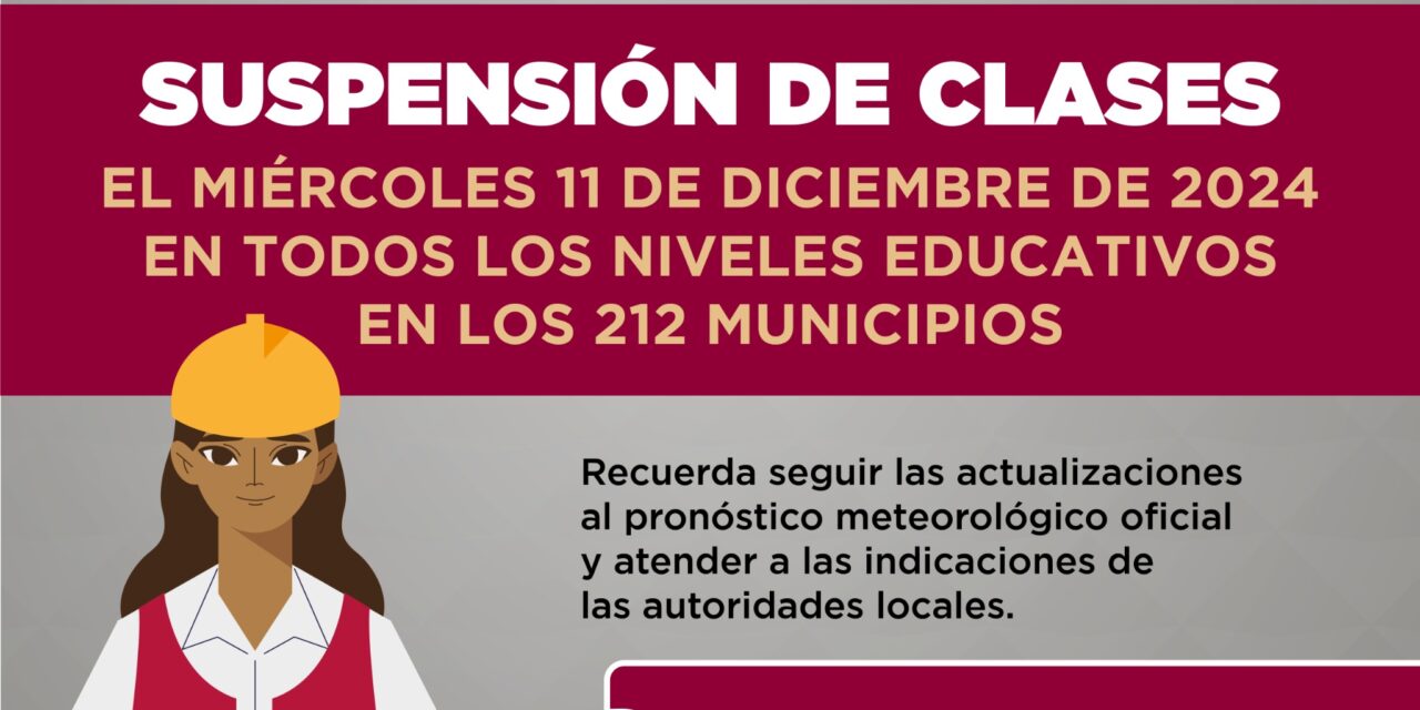 Este miércoles suspensión clases en todos los niveles educativos